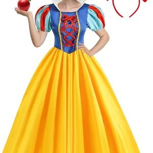 Snow White Costume - Blue, Red, Yellow